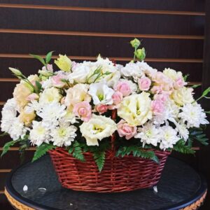 send flower basket dubai