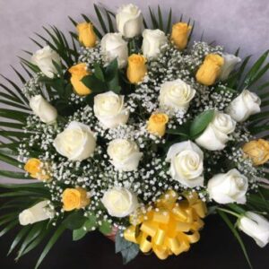 Communicate Your Messages With Lilies Roses Yellow White
