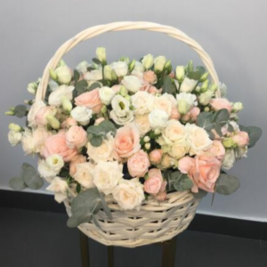 mix flowers basket