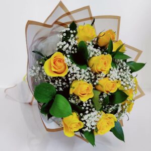Yellow Roses Hand Bouquet