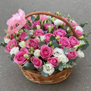 flower basket for lady