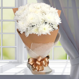 whysanthemum white bouquet