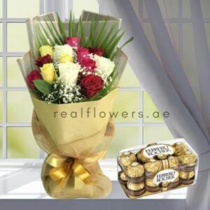 Roses and Chocolates Combo