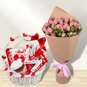 flowers and chocolates combo