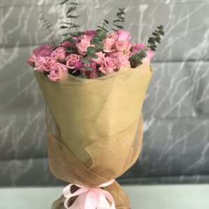 Pink spray roses bouquet