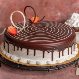 chocolate vanilla cake