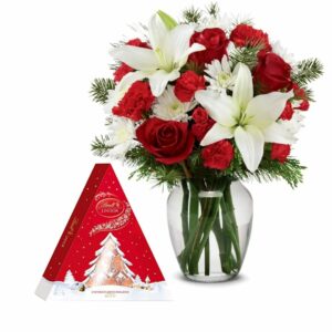 Christmas Chocolates and Flowers- Lindt | Majestic Dream