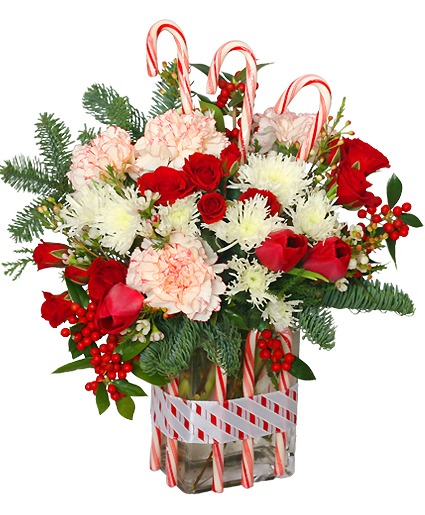 Stunning Christmas Flower Vase Arrangements