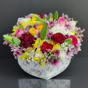 mixed flowers box