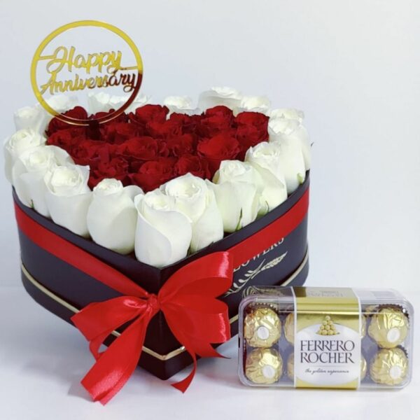 anniversary roses chocolates